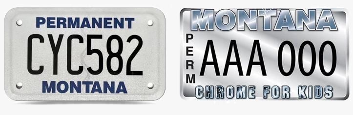 Motorcycle/ATV License Plates
